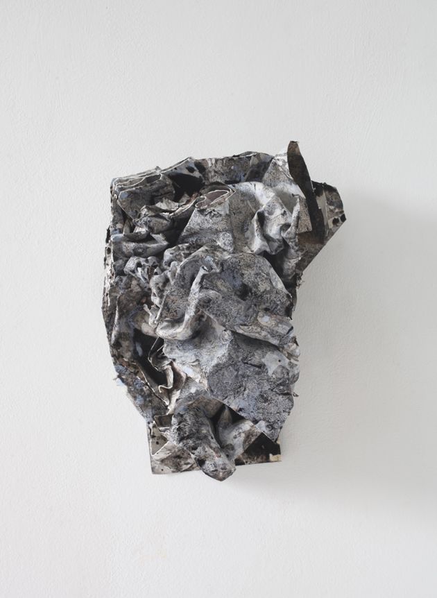 Christine Reifenberger, in Stein, 2016, tempera on paper, 34 x 26 x 21 cm