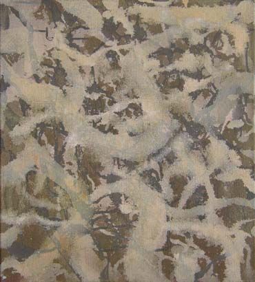 Christine Reifenberger, gschling, 2006, tempera/acrylic on canvas, 50 x 45 cm